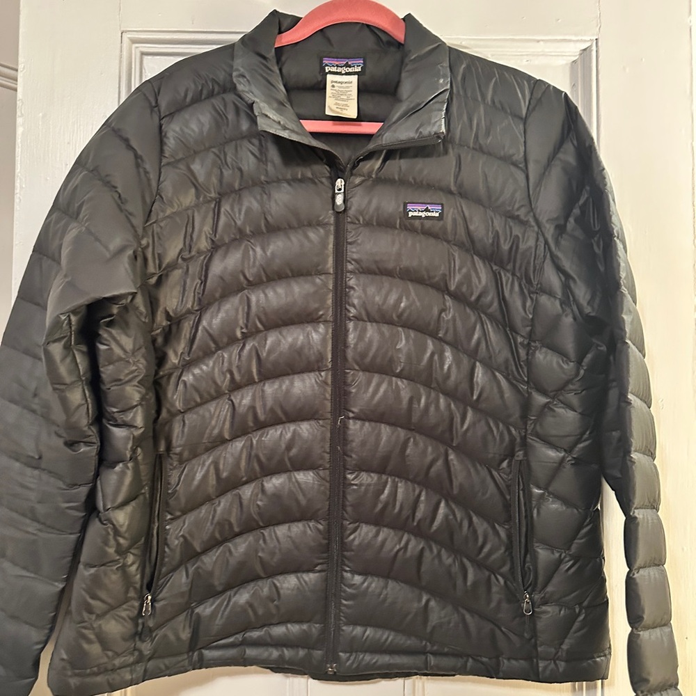 Patagonia Quilted Black Jacket- XL